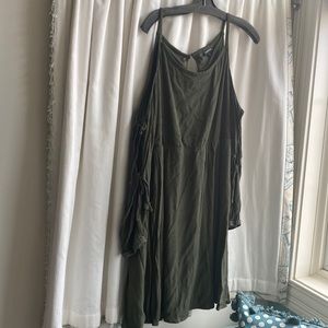 Torrid size 3 olive green dress